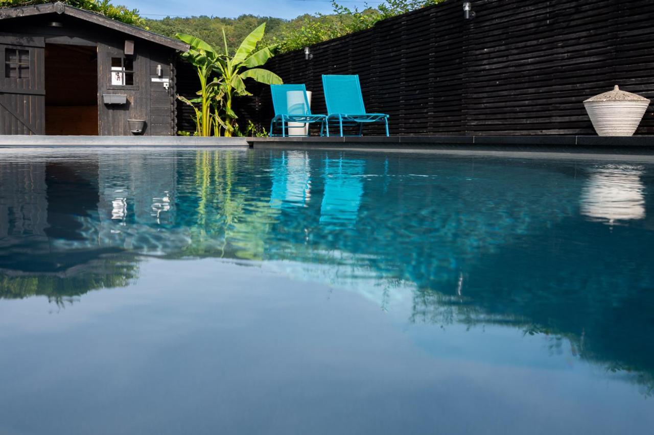 Chez Sabine Et Eric Maison Pour 6 Personnes Avec Piscine Chauffee Andenne 외부 사진